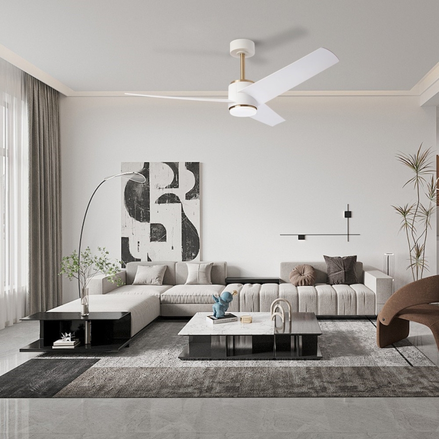 Immax NEO 07281L - LED+CCT prigušiva plafonski ventilator BEAUTY LED/18W/230V 3000/4000/6000K Wi-Fi Tuya + daljinski upravljač