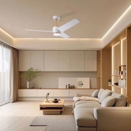 Immax NEO 07281L - LED+CCT prigušiva plafonski ventilator BEAUTY LED/18W/230V 3000/4000/6000K Wi-Fi Tuya + daljinski upravljač