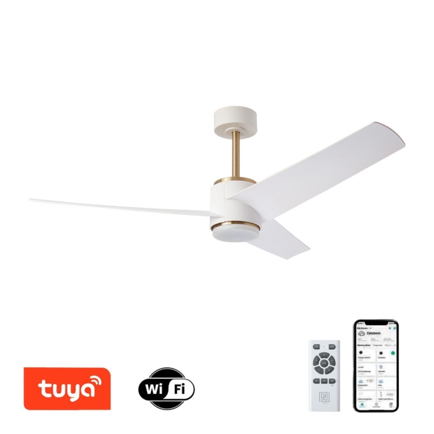 Immax NEO 07281L - LED+CCT prigušiva plafonski ventilator BEAUTY LED/18W/230V 3000/4000/6000K Wi-Fi Tuya + daljinski upravljač