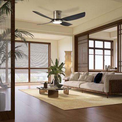 Immax NEO 07282L - LED+CCT prigušiva plafonski ventilator PURE LED/24W/230V 3000/4000/6000K Wi-Fi Tuya + daljinski upravljač