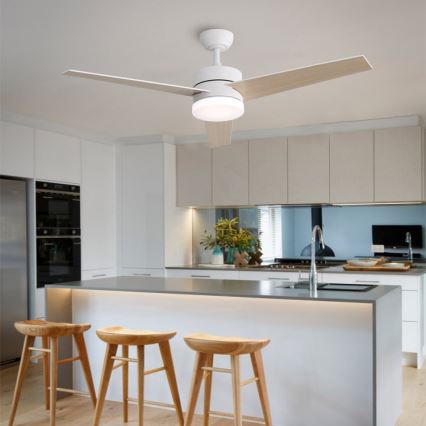 Immax NEO 07284L - LED+CCT prigušiva stropni ventilator VARIABLE LED/24W/230V 3000/4000/6000K Wi-Fi Tuya + daljinski upravljač