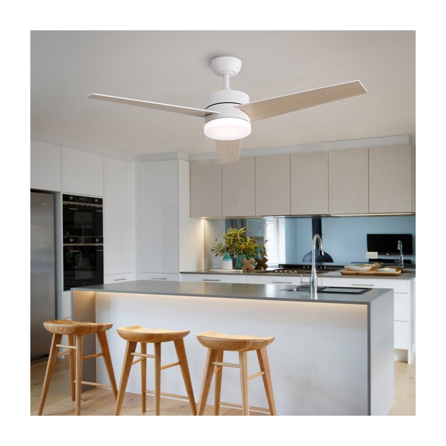 Immax NEO 07284L - LED+CCT prigušiva stropni ventilator VARIABLE LED/24W/230V 3000/4000/6000K Wi-Fi Tuya + daljinski upravljač