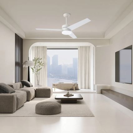 Immax NEO 07284L - LED+CCT prigušiva stropni ventilator VARIABLE LED/24W/230V 3000/4000/6000K Wi-Fi Tuya + daljinski upravljač