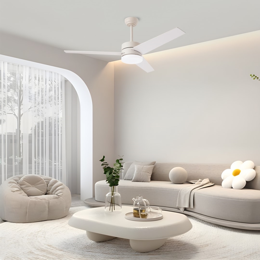 Immax NEO 07284L - LED+CCT prigušiva stropni ventilator VARIABLE LED/24W/230V 3000/4000/6000K Wi-Fi Tuya + daljinski upravljač