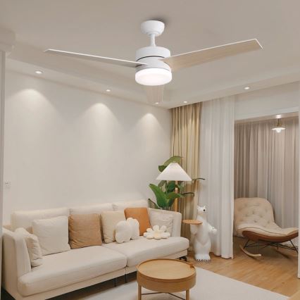 Immax NEO 07284L - LED+CCT prigušiva stropni ventilator VARIABLE LED/24W/230V 3000/4000/6000K Wi-Fi Tuya + daljinski upravljač