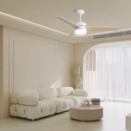 Immax NEO 07284L - LED+CCT prigušiva stropni ventilator VARIABLE LED/24W/230V 3000/4000/6000K Wi-Fi Tuya + daljinski upravljač