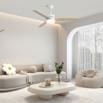 Immax NEO 07284L - LED+CCT prigušiva stropni ventilator VARIABLE LED/24W/230V 3000/4000/6000K Wi-Fi Tuya + daljinski upravljač