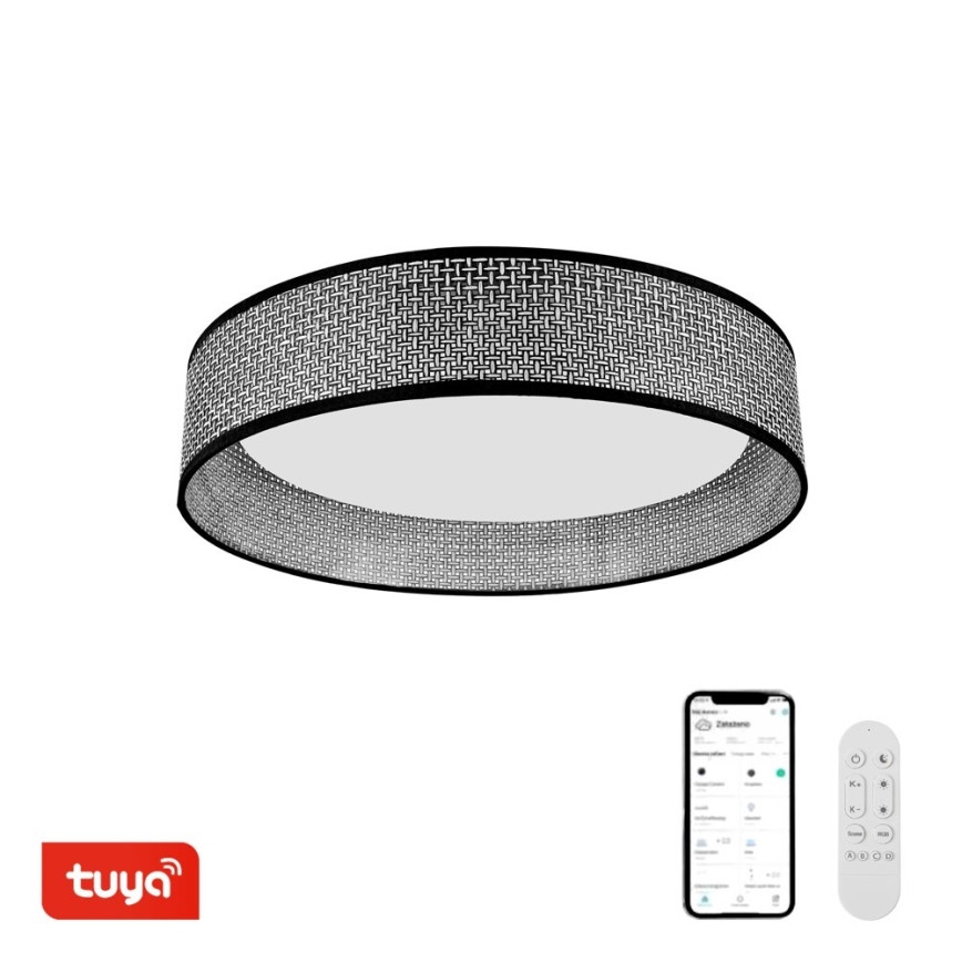 Immax NEO 07287L - LED+CCT prigušiva plafonska lampa LONA LED/36W/230V 3000-6000K Wi-Fi Tuya, prečnik 45,5 cm, sa daljinskim upravljačem