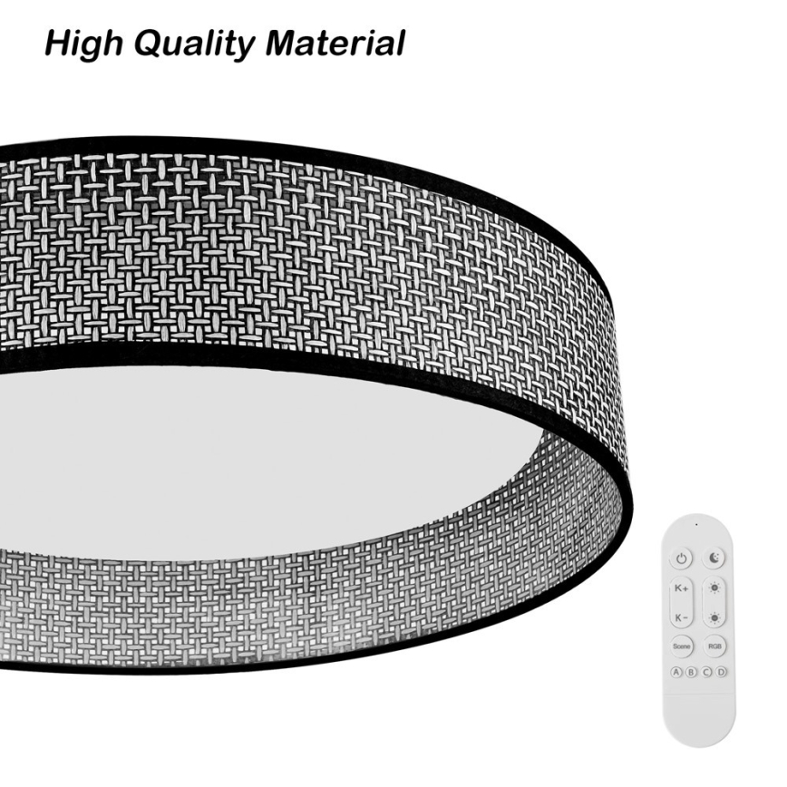 Immax NEO 07287L - LED+CCT prigušiva plafonska lampa LONA LED/36W/230V 3000-6000K Wi-Fi Tuya, prečnik 45,5 cm, sa daljinskim upravljačem
