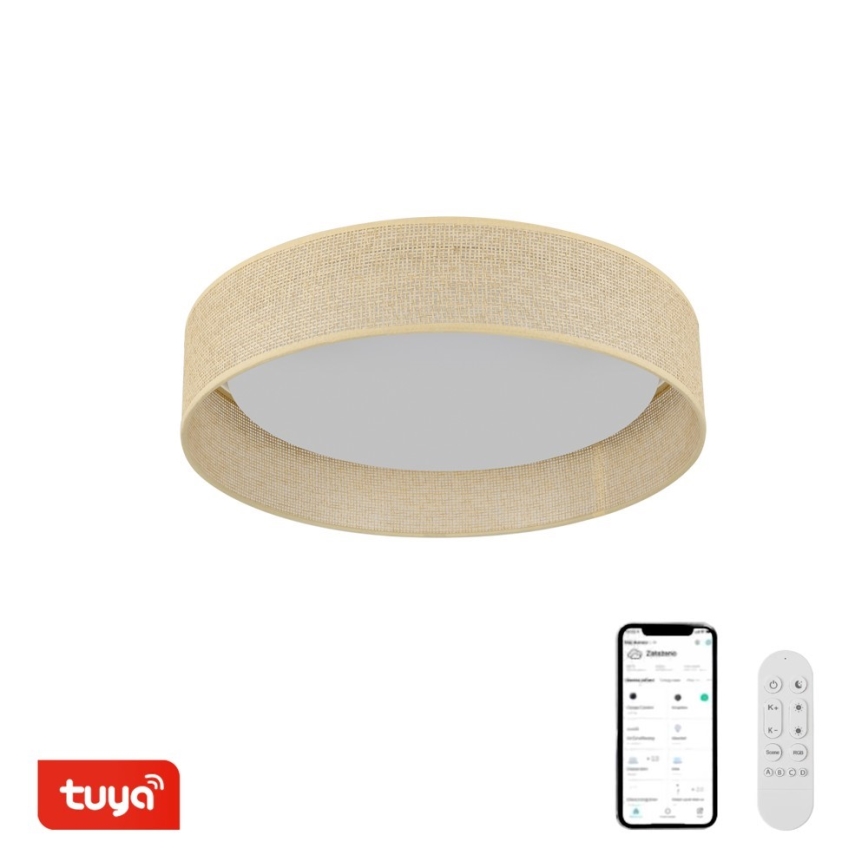 Immax NEO 07289L - LED+CCT prigušiva plafonska lampa LONA LED/36W/230V 3000-6000K Wi-Fi Tuya pr. 45,5 cm + daljinski upravljač