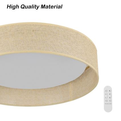 Immax NEO 07289L - LED+CCT prigušiva plafonska lampa LONA LED/36W/230V 3000-6000K Wi-Fi Tuya pr. 45,5 cm + daljinski upravljač