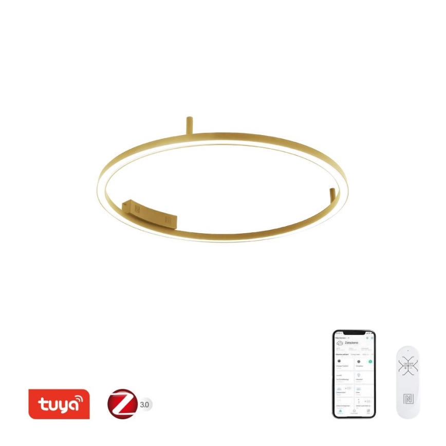 Immax NEO 07291-80G - LED+CCT Prigušiva stropna svetiljka FINO LED/55W/230V 2700-6500K Tuya prečnik 80 cm + daljinski upravljač