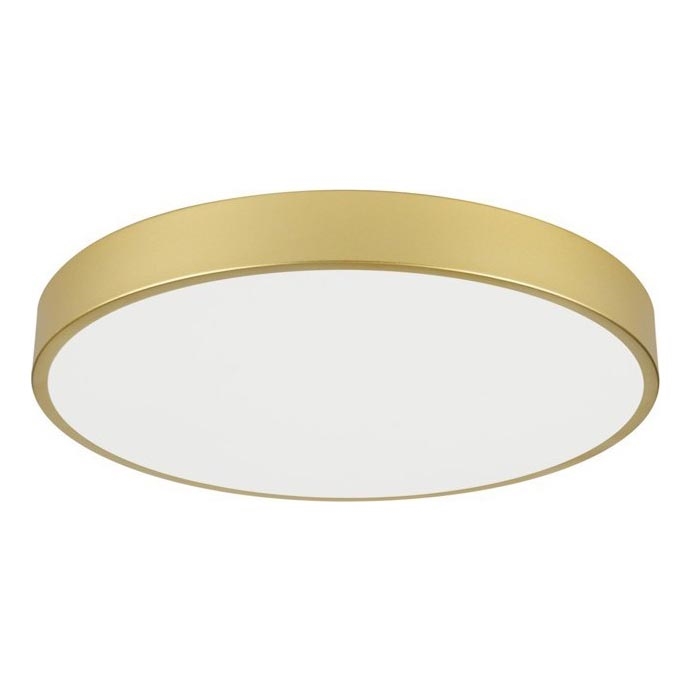 Immax NEO 07293L - prigušiva plafonska LED lampa NEO LITE SEMPLICI LED/60W/230V 3000-6000K prečnik 60 cm Wi-Fi Tuya zlatna + daljinski upravljač