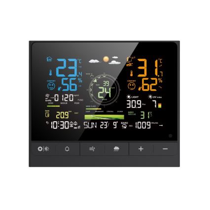 Immax NEO 07528L - Profesionalna meteorološka stanica 7u1 NEO LITE SMART 5V/2xAAA + 3xAA
