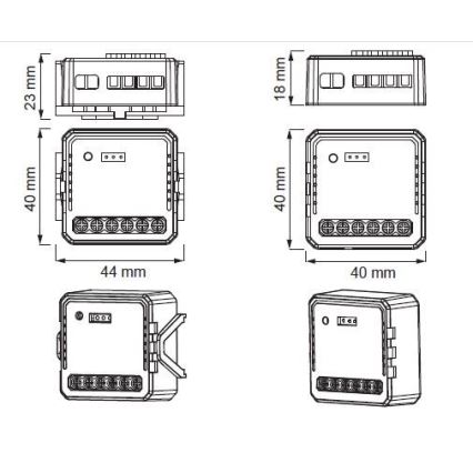 Immax NEO 07571L - Pametni kontroler NEO LITE V7 sa 2 tipke Wi-Fi Tuya