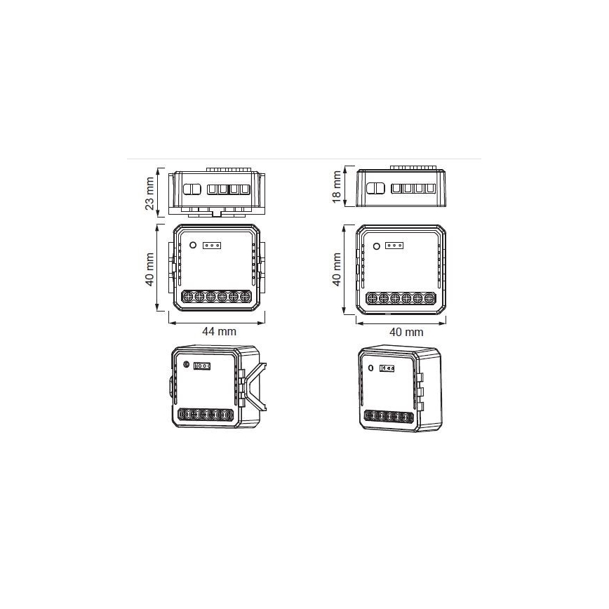 Immax NEO 07571L - Pametni kontroler NEO LITE V7 sa 2 tipke Wi-Fi Tuya