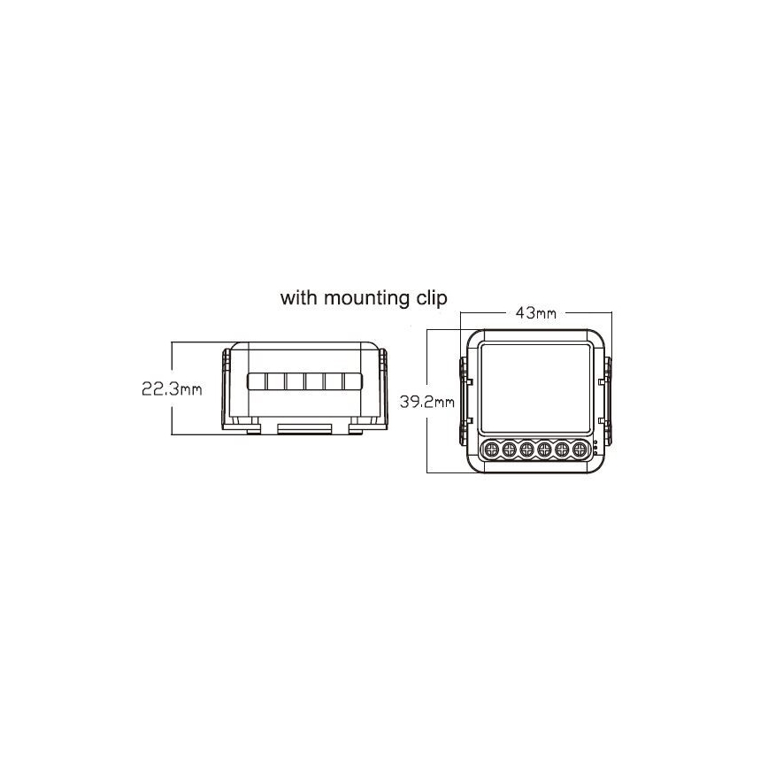 Immax NEO 07572L - Pametni kontroler NEO LITE V8 sa 2 tipke Tuya