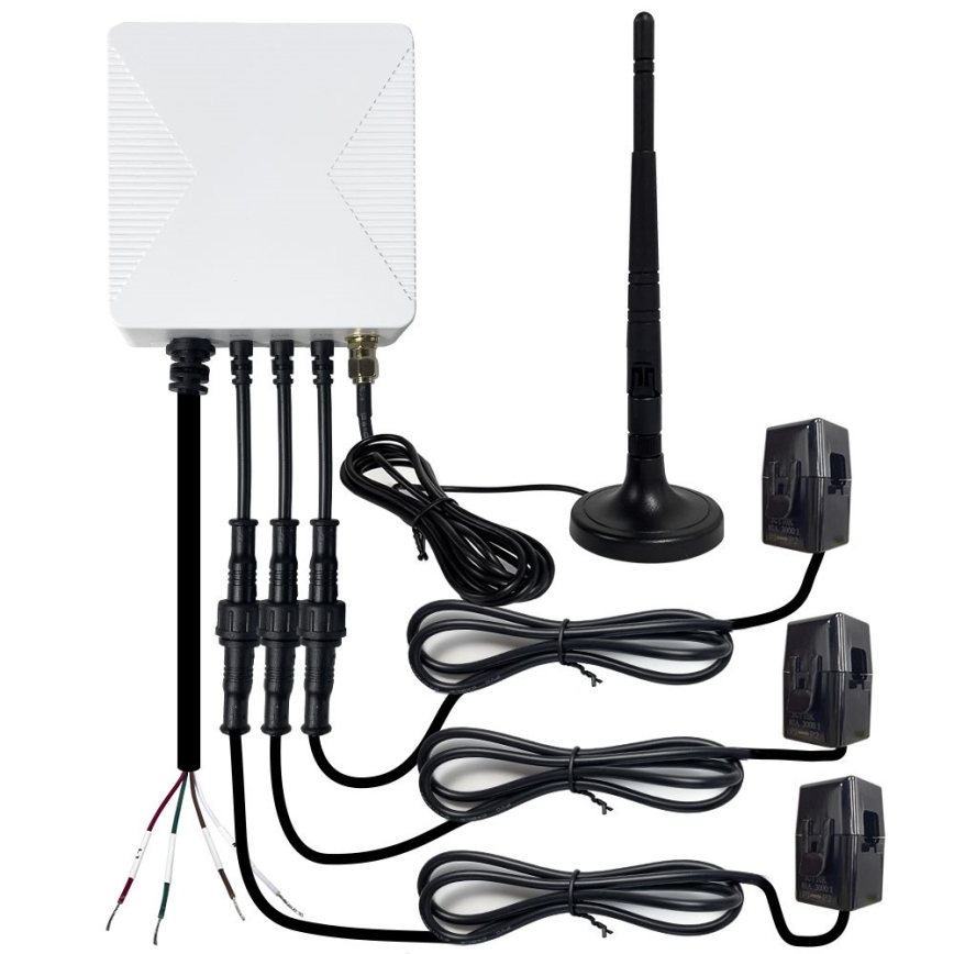 Immax NEO 07581L -Pametni trofazni merač potrošnje električne energije Wi-Fi Tuya