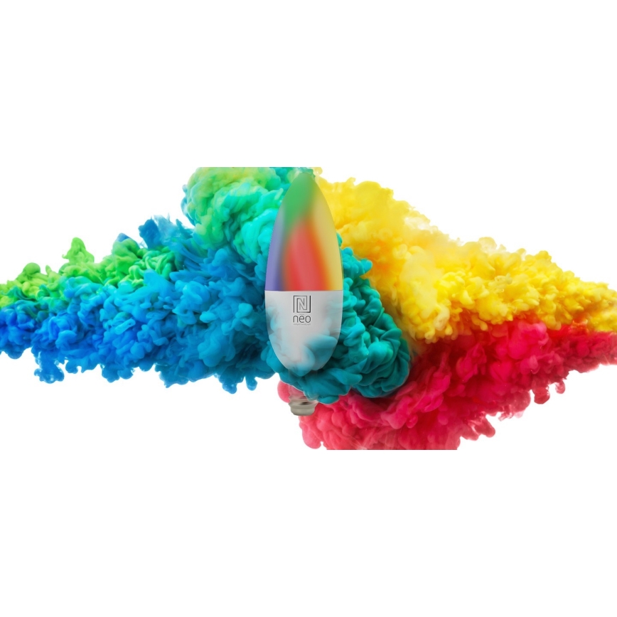 Immax NEO 07716C - Set od 3 prigušiva LED RGB+CCT sijalica E14/5,5W/230V Wi-Fi Tuya 2700K