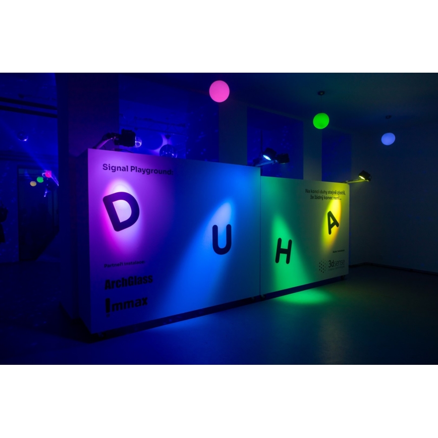 Immax NEO 07724CDO - Set 3x LED RGB+CCT Prigušiva sijalica GU10/6W/230V 2700-6500K Wi-Fi Tuya + Daljinski upravljač