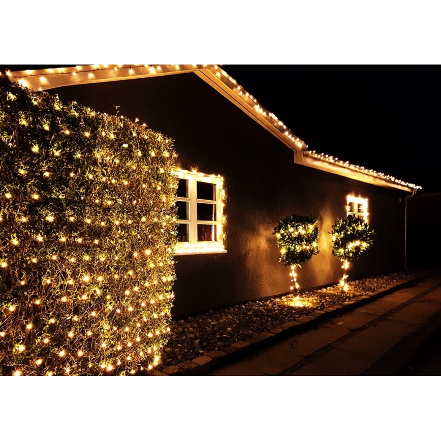 Immax NEO 07756L - LED RGBW prigušiva spoljna girlanda NEO LITE 400xLED/10 funkcija 43m IP44 Wi-Fi Tuya
