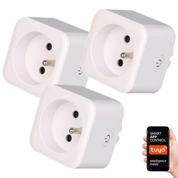 Immax NEO 07762C - Set 3x Pametna utičnica NEO LITE 3680W/230V/16A Wi-Fi Tuya