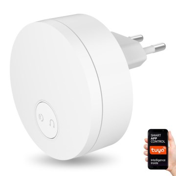 Immax NEO 07779L - Utično bežično zvono - unutrašnja jedinica 230V Wi-Fi Tuya bela