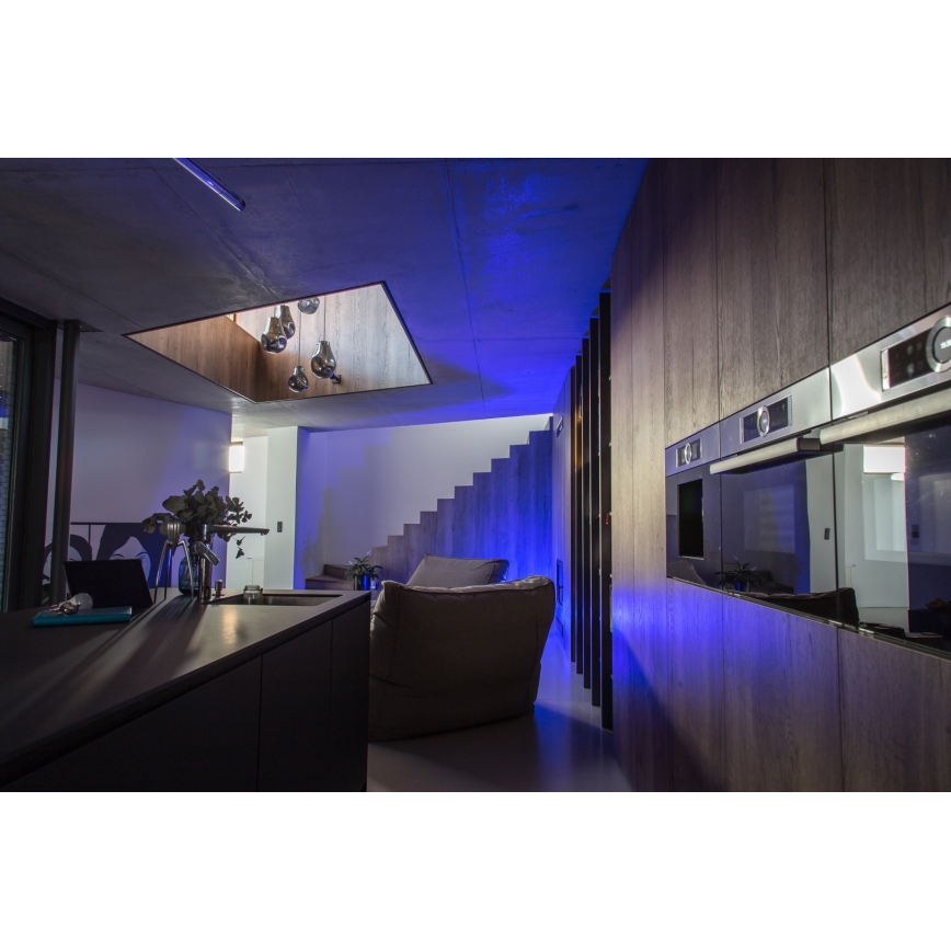 Immax NEO 07791L - LED RGB Prigušiva traka NEO LITE LED/18W/230V 5m IP65 MUSIC Wi-FI Tuya + Daljinski upravljač