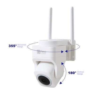 Immax NEO 07793L - Pametna spoljašnja kamera sa senzorom CUBE 4MP 5V IP65 Wi-Fi Tuya