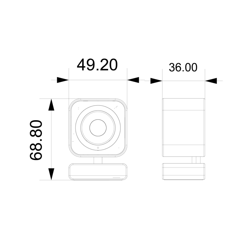 Immax NEO 07796L-Pametna unutarnja kamerom sa senzorom LITTLE CUBE 3MP 5V Wi-Fi Tuya