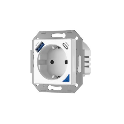 Immax NEO 07801L - Pametna utičnica 16A/230V + 1xUSB-A+1xUSB C Tuya