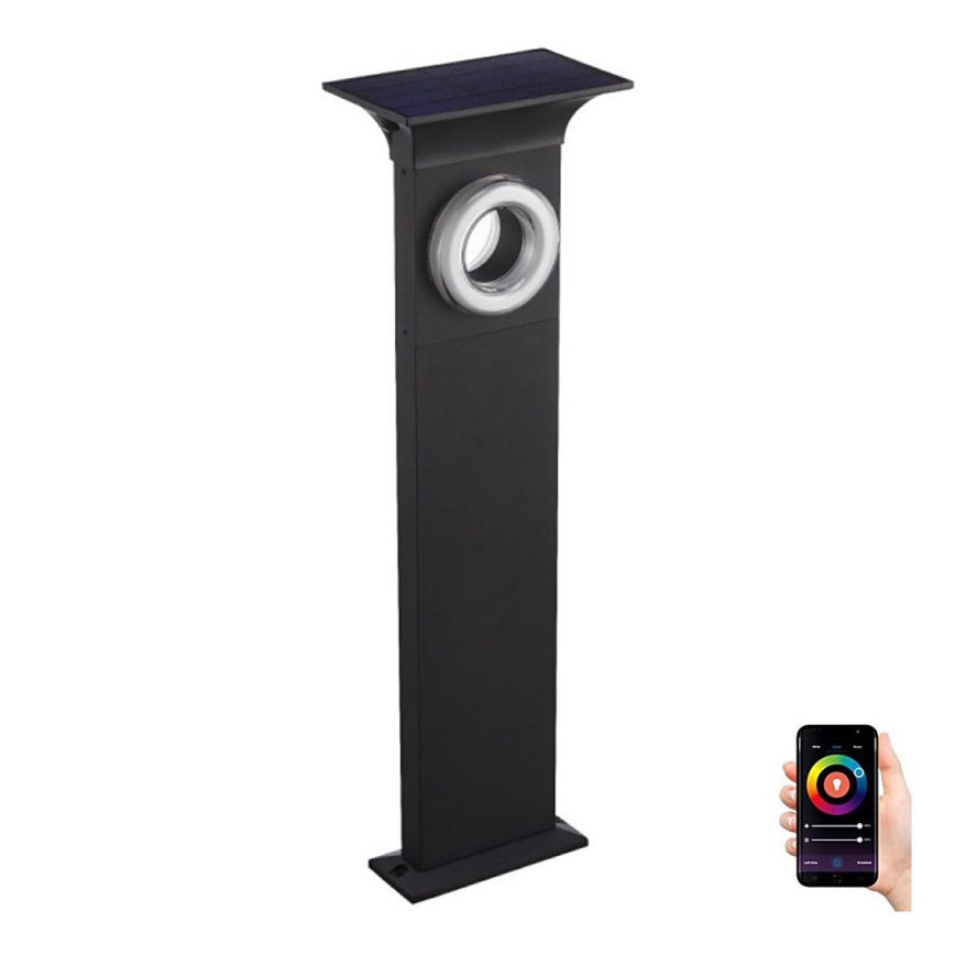 Immax NEO 07904L - LED RGB+CW/W Prigušiva solarna lampa ANEL LED/2W/5V IP54 Tuya 2000 mAh