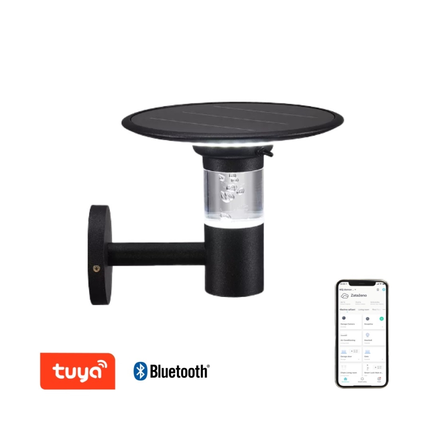 Immax NEO 07907L - LED RGB+CW/W Prigušiva solarna zidna lampa BUBBLES LED/2W/5,5V IP54 Tuya 4000 mAh