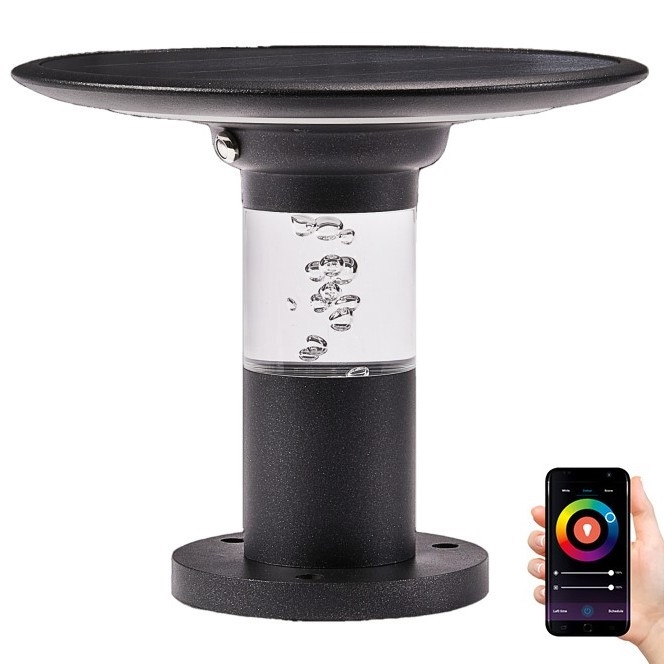 Immax NEO 07908L - LED RGB+CW/W Prigušiva solarna lampa LED/2W/5V IP54 Tuya 4000 mAh