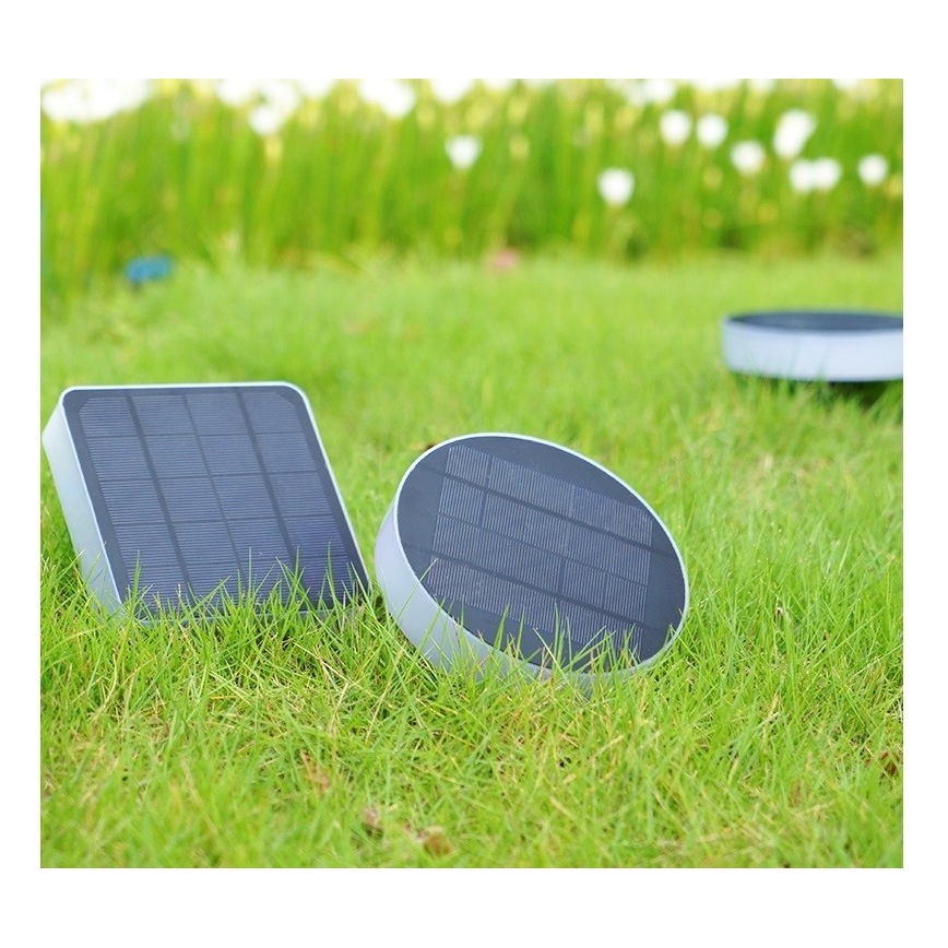Immax NEO 07910L - LED RGB Prigušiva solarna lampa sa senzorom NEO LITE LED/1W/5V okrugli IP54 Tuya