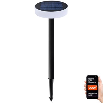 Immax NEO 07910L - LED RGB Prigušiva solarna lampa sa senzorom NEO LITE LED/1W/5V okrugli IP54 Tuya