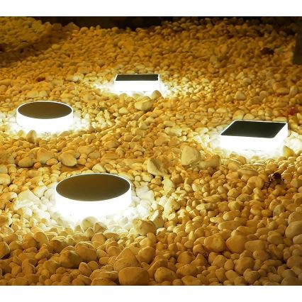 Immax NEO 07911L - LED RGB Prigušiva solarna lampa sa senzorom NEO LITE LED/1W/5V uglast IP54 Tuya