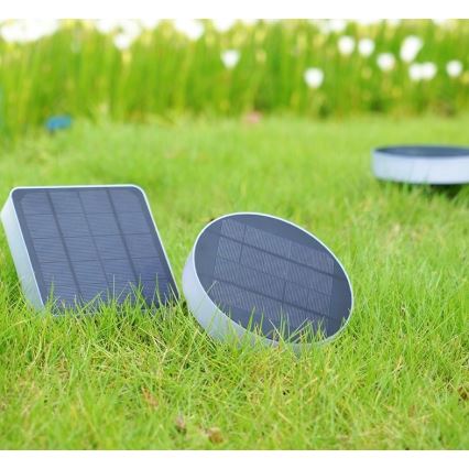 Immax NEO 07911L - LED RGB Prigušiva solarna lampa sa senzorom NEO LITE LED/1W/5V uglast IP54 Tuya
