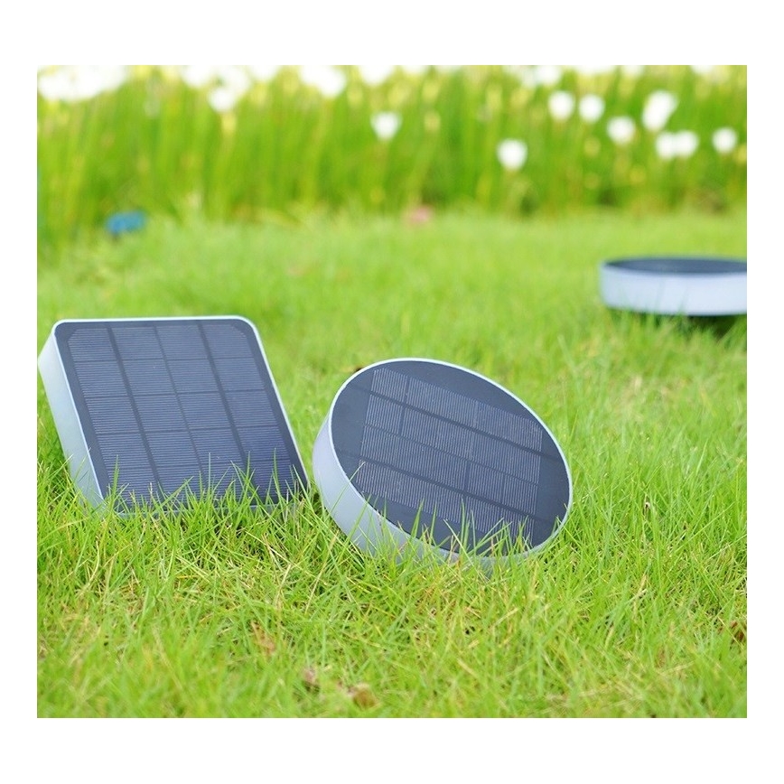 Immax NEO 07911L - LED RGB Prigušiva solarna lampa sa senzorom NEO LITE LED/1W/5V uglast IP54 Tuya