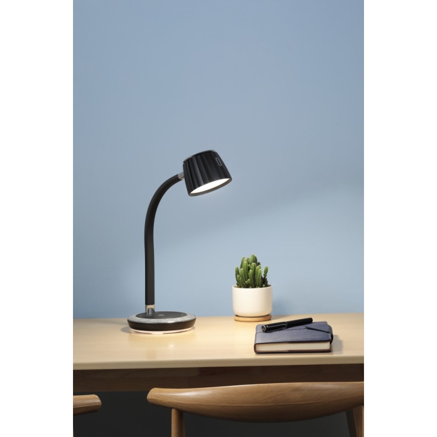 Immax NEO 08996L - LED Prigušiva stona lampa sa bežičnim punjenjem PERLA LED/1,5W + LED/6W/230V 3800-4300K