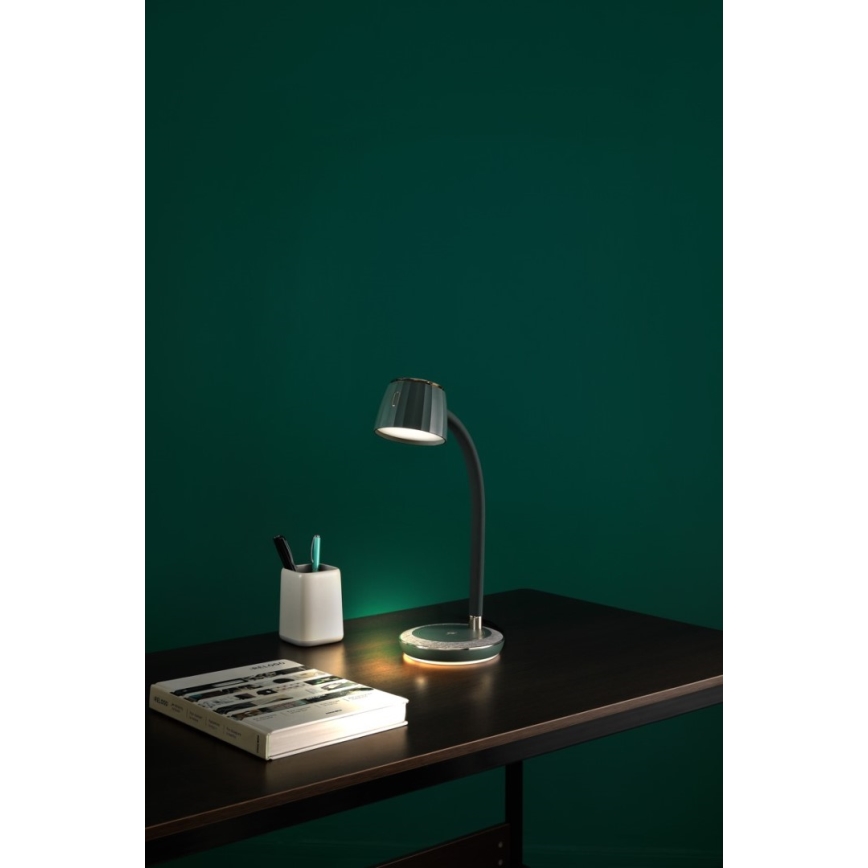 Immax NEO 08996L - LED Prigušiva stona lampa sa bežičnim punjenjem PERLA LED/1,5W + LED/6W/230V 3800-4300K