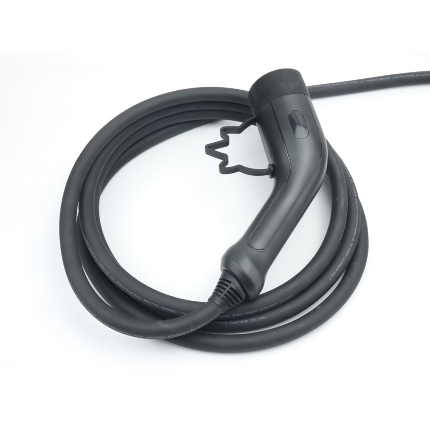 Immax – prenosiva putna punionica za električne automobile EV, AC tip 2, 16 A/380 V, 11 kW + utikač 230 V (3,7 kW), 5 m kabel + futrola