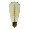 Industrijska dekorativna prigušivi sijalica SELEBY ST64 E27/40W/230V 2200K