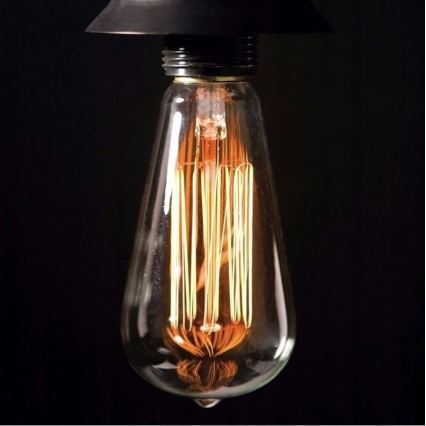 Industrijska dekorativna prigušivi sijalica SELEBY ST64 E27/40W/230V 2200K
