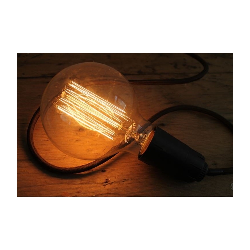 Industrijska dekorativna prigušivi sijalica SELRED G125 E27/60W/230V 2200K 120 lm