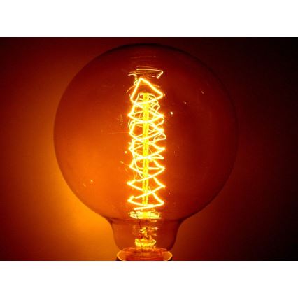 Industrijska dekorativna prigušivi sijalica SELRED G125 E27/60W/230V 2200K 260 lm