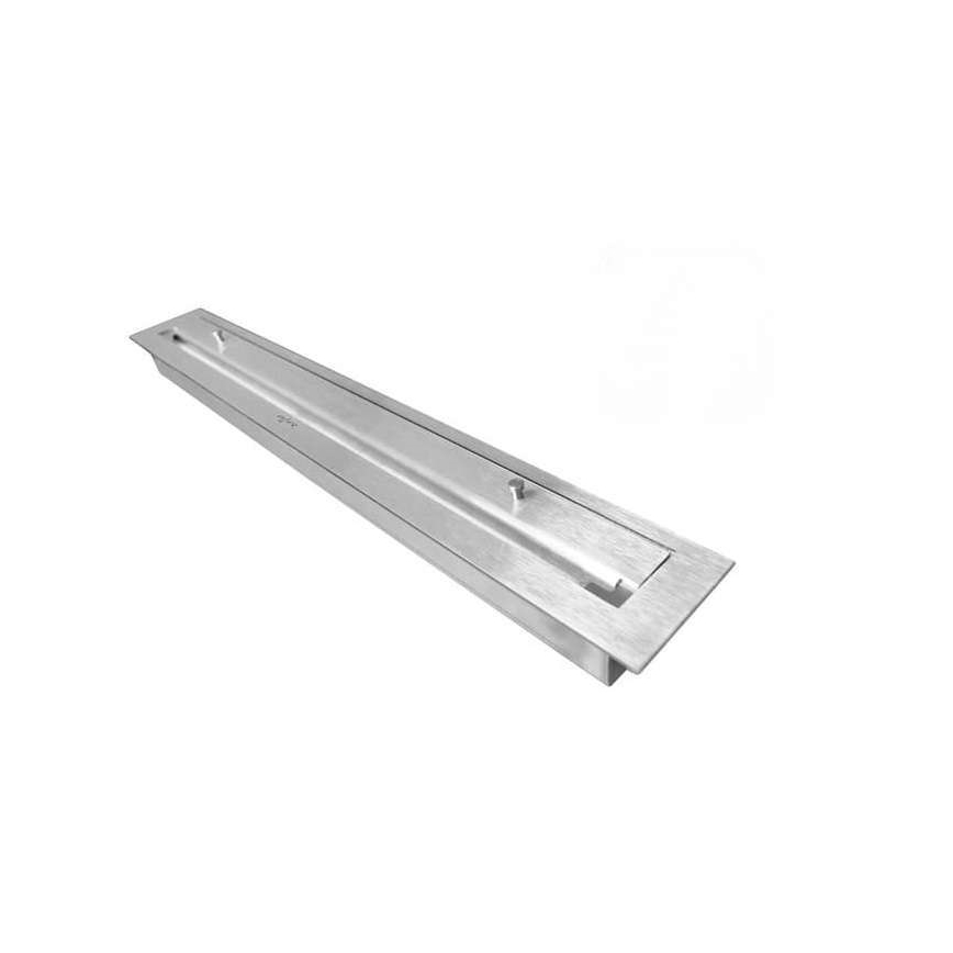 InFire - Crni ugaoni BIO kamin 45x90 cm 3kW