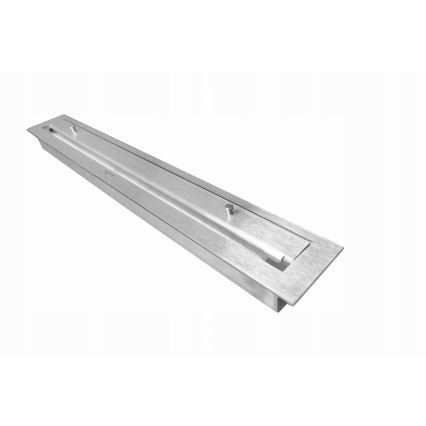 InFire - Ugaoni bio kamin 45x120 cm, 3 kW, crni