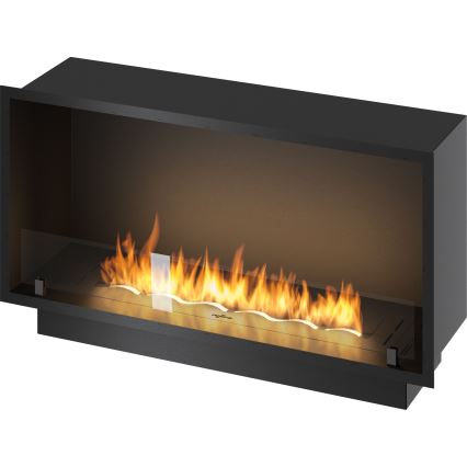 InFire - Ugradni BIO kamin 49,4x104,4 cm 6 kW crni