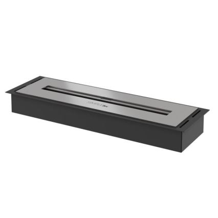 InFire - Ugradni BIO kamin 5,5x50 cm 3kW crna